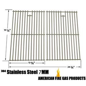Replacement Steel Cooking Grates For BBQ grillware, Costco, Brinkmann and Presidents Choice Gas Models. Set of 2
